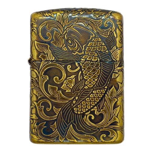 ZIPPO (ジッポ) オイルライター 2023年製 アーマー 昇鯉 インサイドユニット2022年製