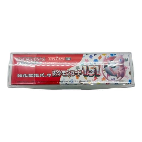 スカーレット＆バイオレット 強化拡張パック 151 BOX ポケモンカード @ Π