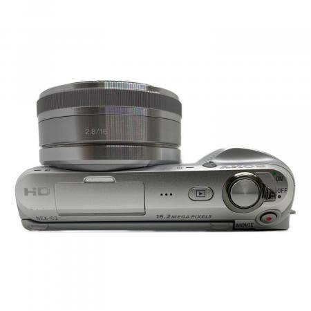 SONY NEX-C3 シルバー ミラーレス一眼カメラ SONY (ソニー) ミラーレス一眼カメラ NEX-C3 1600万画素｜トレファクONLINE