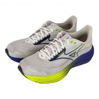 MIZUNO (ミズノ) ランニングシューズ J1GC250353 Wave Rider 29 メンズ SIZE 27.5cm ライトグレー