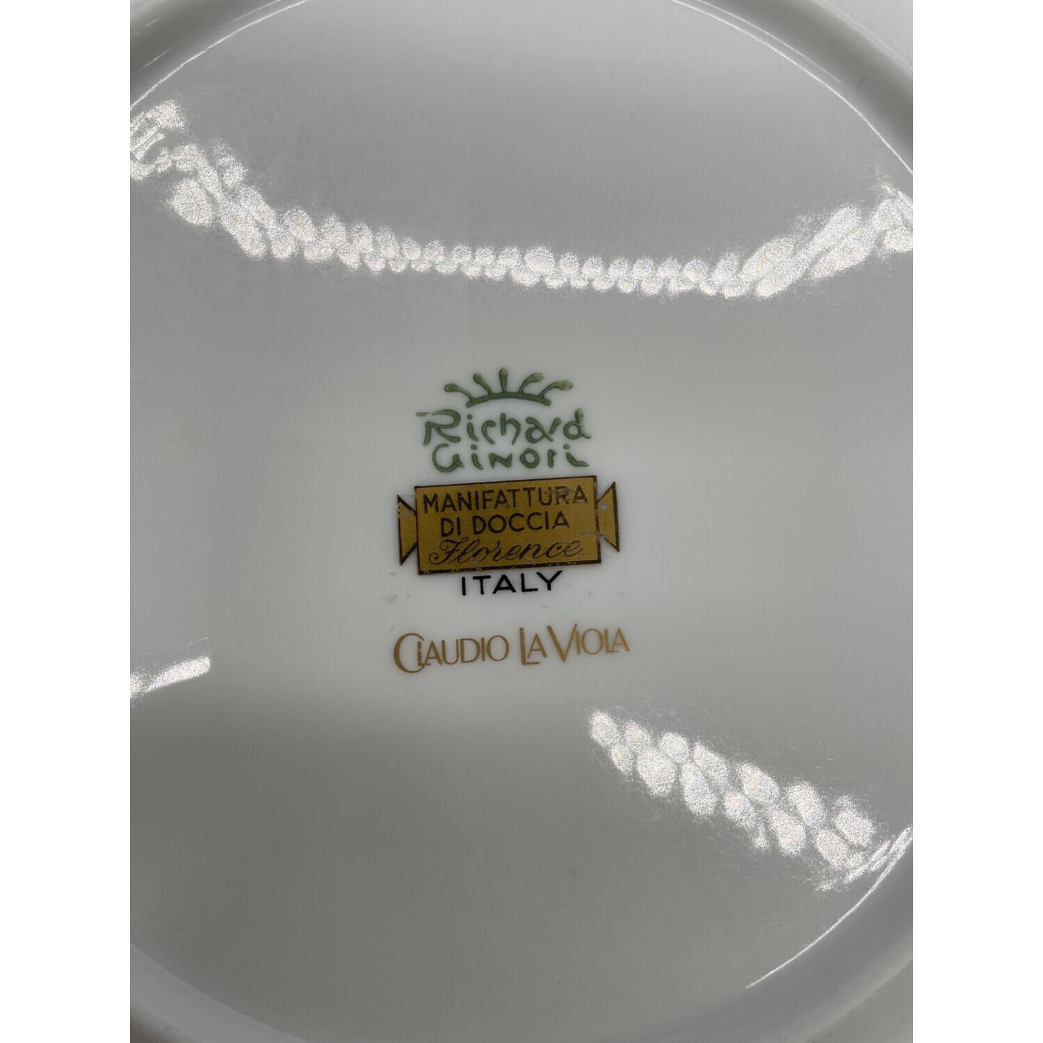 リチャードジノリ アマデウスブルー スーププレート 1枚 廃盤品 RICHARD GINORI (リチャードジノリ) プレート アマデウス ブルー