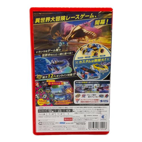セガ ソニックレーシング クロスワールド Nintendo Switch 2 Edition Nintendo Switch2用ソフト CERO A (全年齢対象)