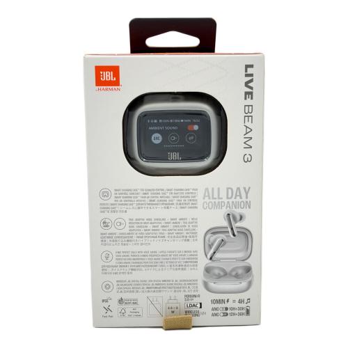JBL (ジェイビーエル) ワイヤレスイヤホン JBLLIVEBEAM3SIL LIVE BEAM3