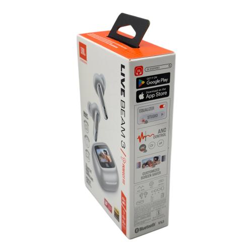 JBL (ジェイビーエル) ワイヤレスイヤホン JBLLIVEBEAM3SIL LIVE BEAM3