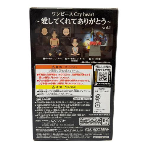 ONE PIECE (ワンピース) エースの墓 フィギュア ワンピース Cry heart ~愛してくれてありがとう～ vol1