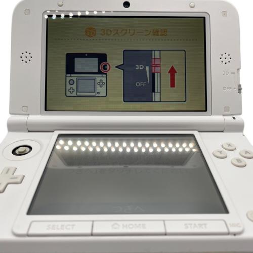 Nintendo 3DS LL SPR-001 スライドパッド欠損 ヒンジヒビ有