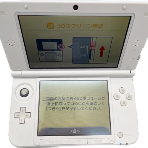 Nintendo 3DS LL SPR-001 スライドパッド欠損 ヒンジヒビ有