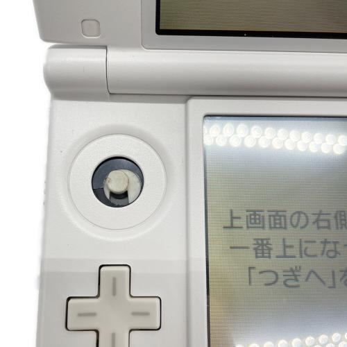 Nintendo 3DS LL SPR-001 スライドパッド欠損 ヒンジヒビ有