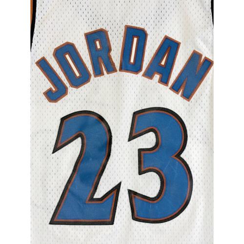 NIKE (ナイキ) ワシントン・ウィザーズ ゲームシャツ #23 マイケル・ジョーダン メンズ SIZE M ホワイト×ブルー