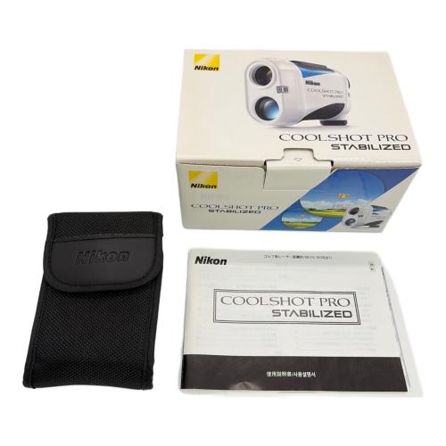 Nikon (ニコン) ゴルフ距離測定器 COOLSHOT PRO STABILIZED