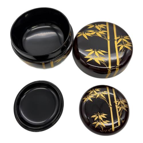 茶道具セット 高山茶筅・棗×2・茶筅筒・利休箱