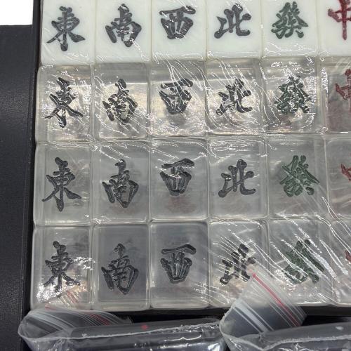透明麻雀牌 フィルムヤブレ有 鷲巣麻雀牌風