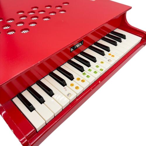 河合楽器 (カワイガッキ) カワイ ミニピアノ 知育玩具 P-32 赤