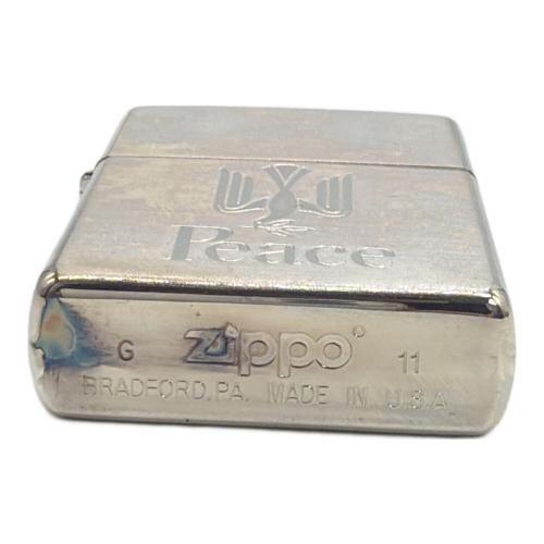 ZIPPO (ジッポ) オイルライター 2011年製 Peace