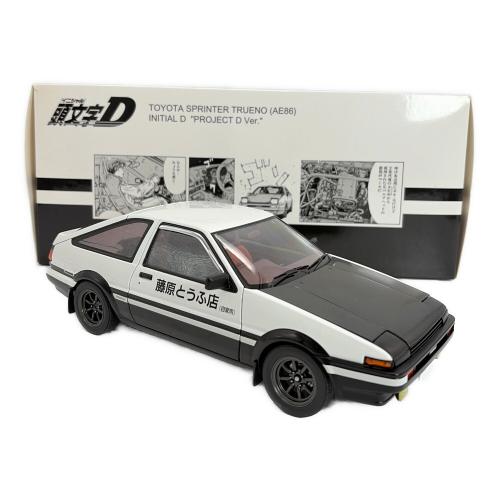 頭文字D (イニシャルD) 1/18 トヨタ スプリンタートレノ AE86 ミニカー