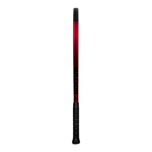 Wilson (ウィルソン) 2022年モデル 硬式テニスラケット CLASH V2 100 G2 レッド×ブラック