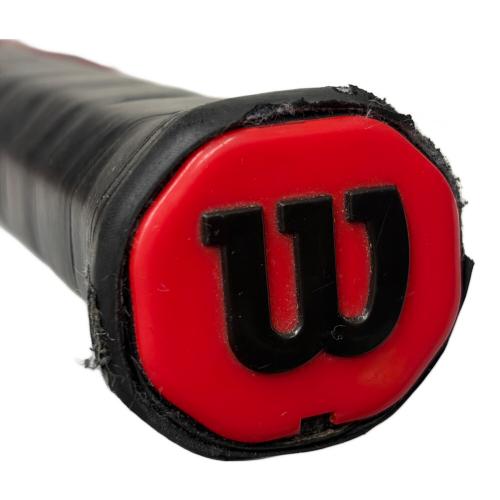 Wilson (ウィルソン) 2022年モデル 硬式テニスラケット CLASH V2 100 G2 レッド×ブラック