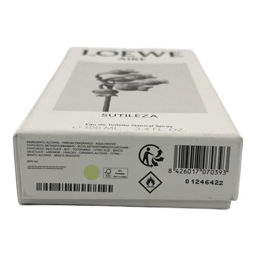 LOEWE (ロエベ) オードトワレ 100ml 残量80%-99% アイレ スティレサ