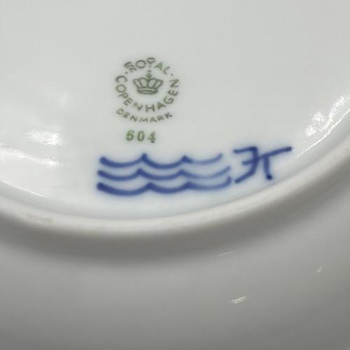 ROYAL COPENHAGEN (ロイヤル・コペンハーゲン) プレート 604 21cm ブルーフルーテッド・フルレース