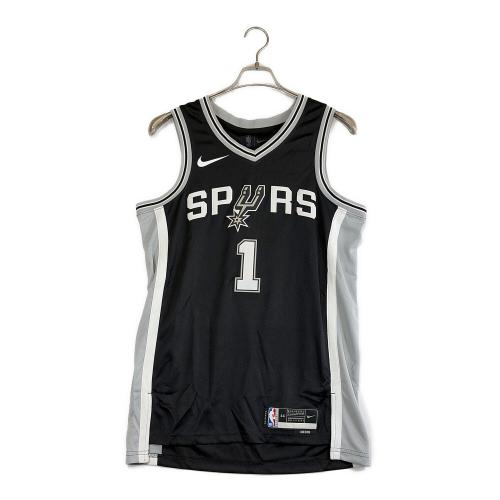 NIKE (ナイキ) ゲームシャツ サンアントニオスパーズ ウェンバンヤマ メンズ SIZE M ブラック