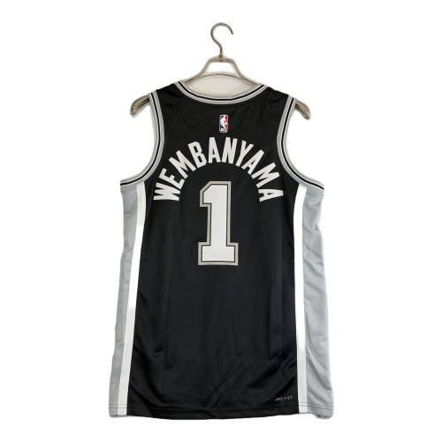 NIKE (ナイキ) ゲームシャツ サンアントニオスパーズ ウェンバンヤマ メンズ SIZE M ブラック