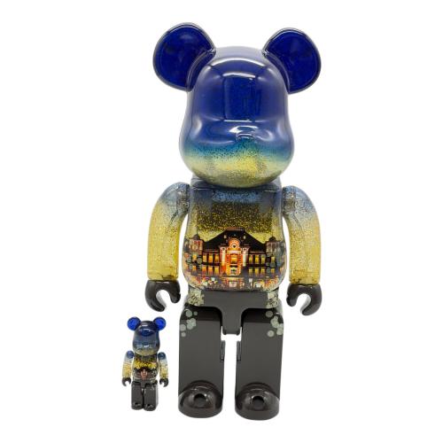 BEAR BRICK (ベアブリック) 東京駅丸ノ内駅舎モデル Light Up Ver.100% & 400% フィギュア