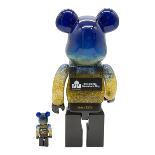 BEAR BRICK (ベアブリック) 東京駅丸ノ内駅舎モデル Light Up Ver.100% & 400% フィギュア