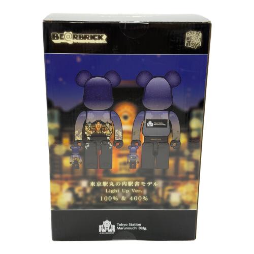 BEAR BRICK (ベアブリック) 東京駅丸ノ内駅舎モデル Light Up Ver.100% & 400% フィギュア