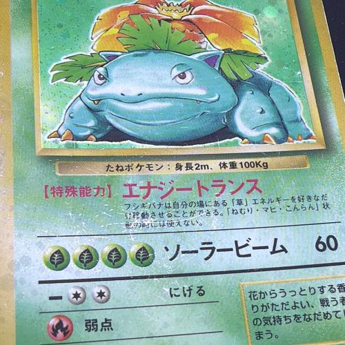 フシギバナ ポケモンカード 旧裏面｜トレファクONLINE