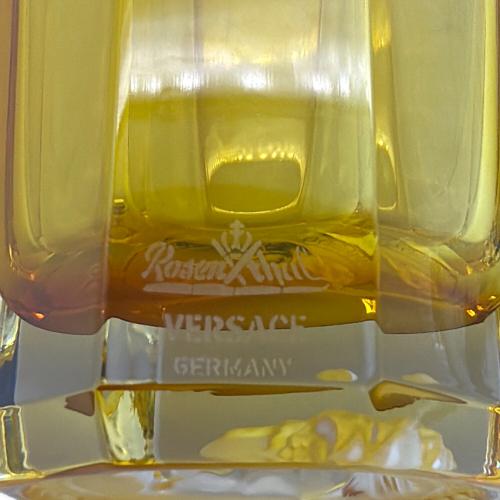 VERSACE (ヴェルサーチ) ロックグラス 八角 メデューサ