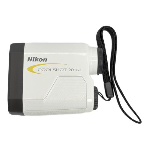Nikon (ニコン) ゴルフ距離測定器 COOLSHOT 20iGⅡ ケース付 ホワイト