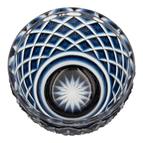 島津薩摩切子 (シマヅサツマキリコ) 切子猪口 色被せガラス