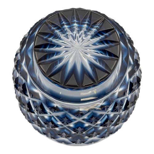 島津薩摩切子 (シマヅサツマキリコ) 切子猪口 色被せガラス