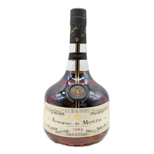 アルマニャック・ド・モンタル アルマニャック 240 700ml Armagnac de MONTAL 1984 未開封