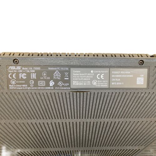 ASUS (エイスース) ゲーミングノートパソコン TAF GAMING FX505D