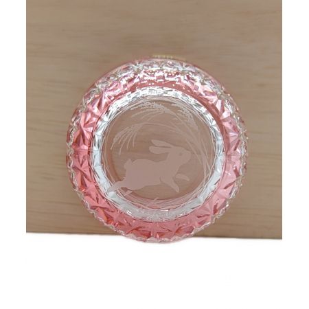 KAGAMI CRYSTAL (カガミクリスタル) ペア干支冷酒杯「卯」 2023年