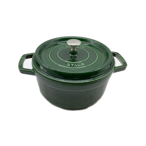 Staub (ストウブ) ピコ・ココット ラウンド グリーン バジル