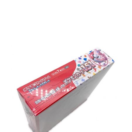 ポケモンカード 【BOX】 ポケモンカードゲーム スカーレット＆バイオレット 強化拡張パック ポケモンカード151