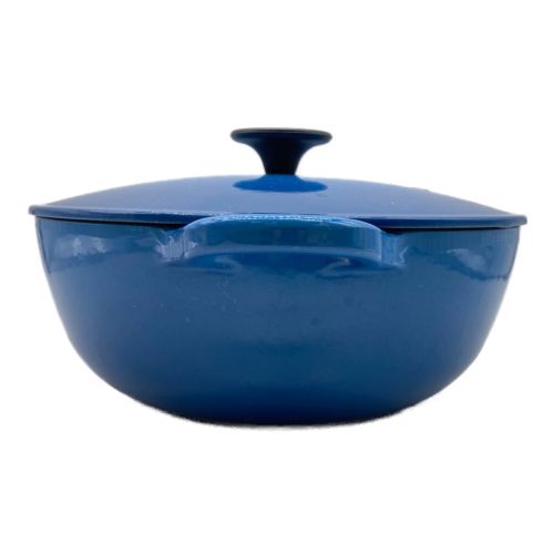 LE CREUSET (ルクルーゼ) スープポッド ブルー マルミット24｜トレファクONLINE