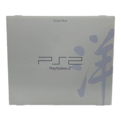 SONY (ソニー) PlayStation2 オーシャンブルー @ SCPH-37000L J1703073