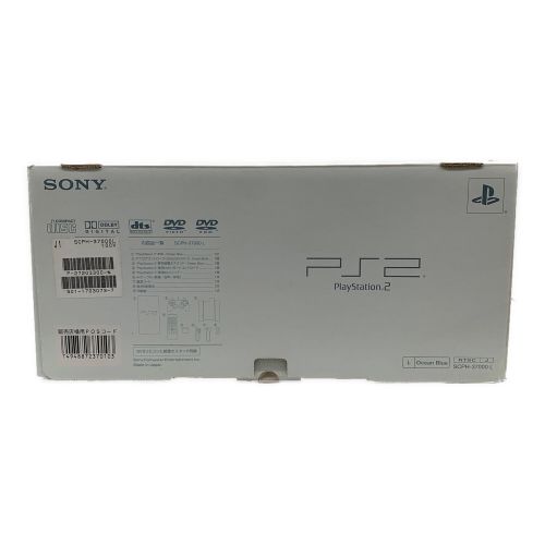 SONY (ソニー) PlayStation2 オーシャンブルー @ SCPH-37000L J1703073