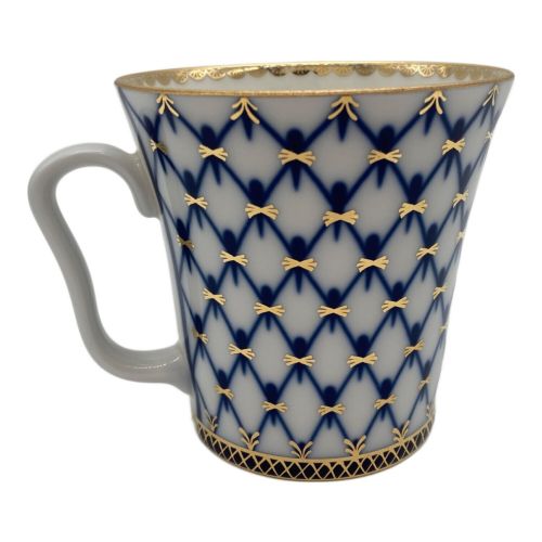 imperial porcelain (インペリアルポーセリン) カップ&ソーサー ブルー コバルトネット