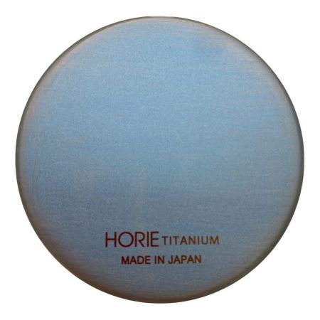 チタン白樺 (HORIE) 純チタン2重タンブラー ブルー 保管シミ有