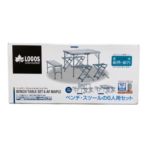 LOGOS (ロゴス) ベンチテーブルセット6-AF 73183004