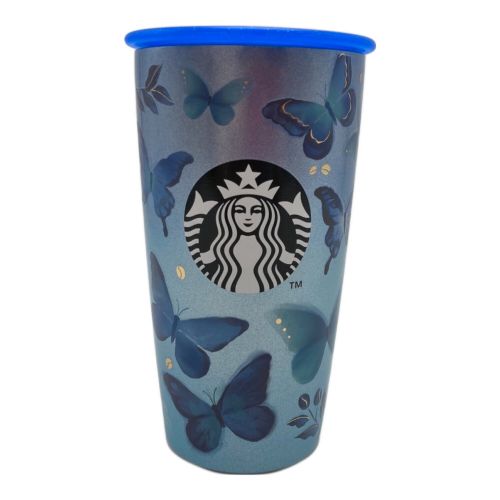 STARBUCKS COFFEE (スターバックスコーヒー) ストラップカップシェイプステンレスボトル ブルー バタフタイ