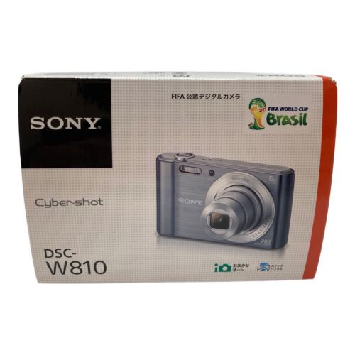 SONY (ソニー) コンパクトデジタルカメラ 動作確認済み サイバーショット シルバー DSC-W810