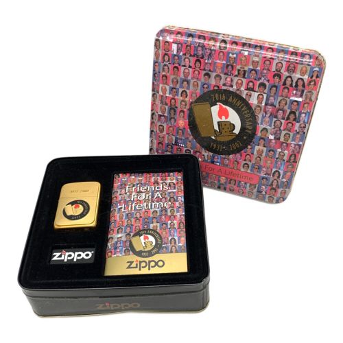 ZIPPO (ジッポ) ZIPPO 70TH ANNINERSARY 1932-2002 箱ダメージ有