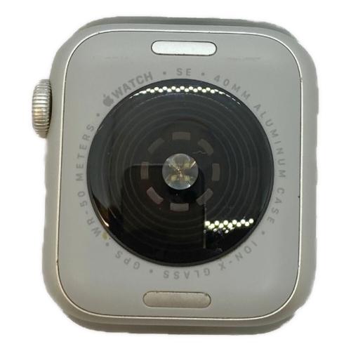 Apple (アップル) Apple Watch SE(第二世代) ※バンド無し/本体のみ A2722 GPSモデル ケースサイズ:40㎜ 〇 バッテリー:Aランク(95%) 程度:Aランク DFWHKL25H6