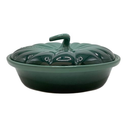 LE CREUSET (ルクルーゼ) パンプキン・パイ・ディッシュ 23cm ダークグリーン