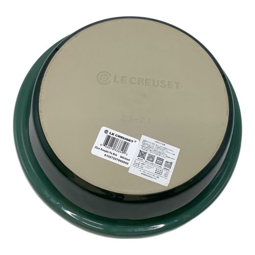 LE CREUSET (ルクルーゼ) パンプキン・パイ・ディッシュ 23cm ダークグリーン